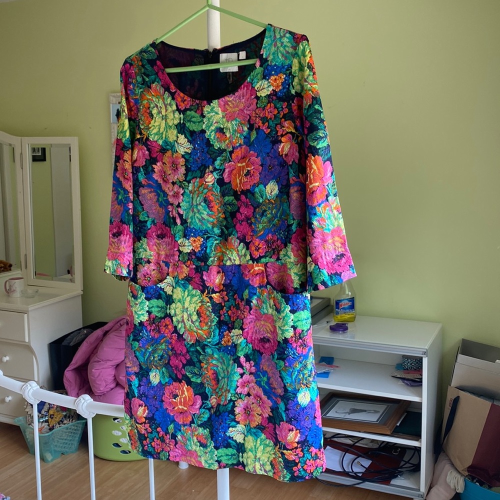 Floral mid length dress